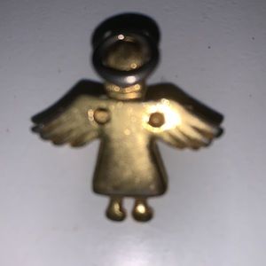 Vintage Guardian angel brooch/pendant